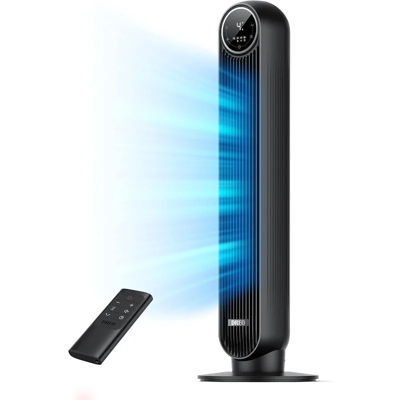 Dreo Tower Fan for Bedroom, 25ft/s Velocity Quiet Floor Fan, 90° Oscillating Fans for Indoors with 4 Speeds, 4 Modes, 8H Timer
Dreo Tower Fan for Bedroom, 25ft/s Velocity Quiet Floor Fan, 90° Oscillating Fans for Indoors with 4 Speeds, 4 Modes, 8H Timer