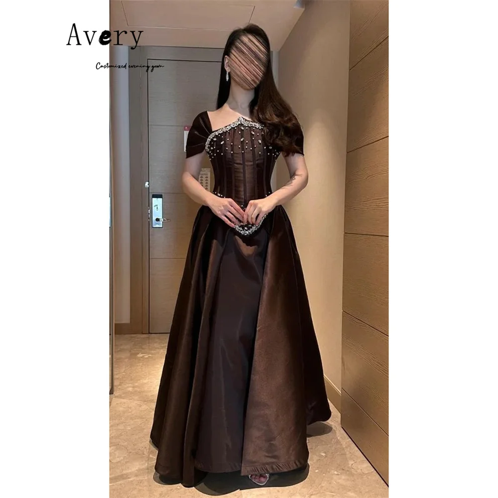 Avery Custom Brown A-line Rhinestone Shining Brightly Women's Evening Dress 2026 Woman Dresses for Wedding Party Long Prom Dress
Avery Custom Brown A-line Rhinestone Shining Brightly Women's Evening Dress 2026 Woman Dresses for Wedding Party Long Prom Dress