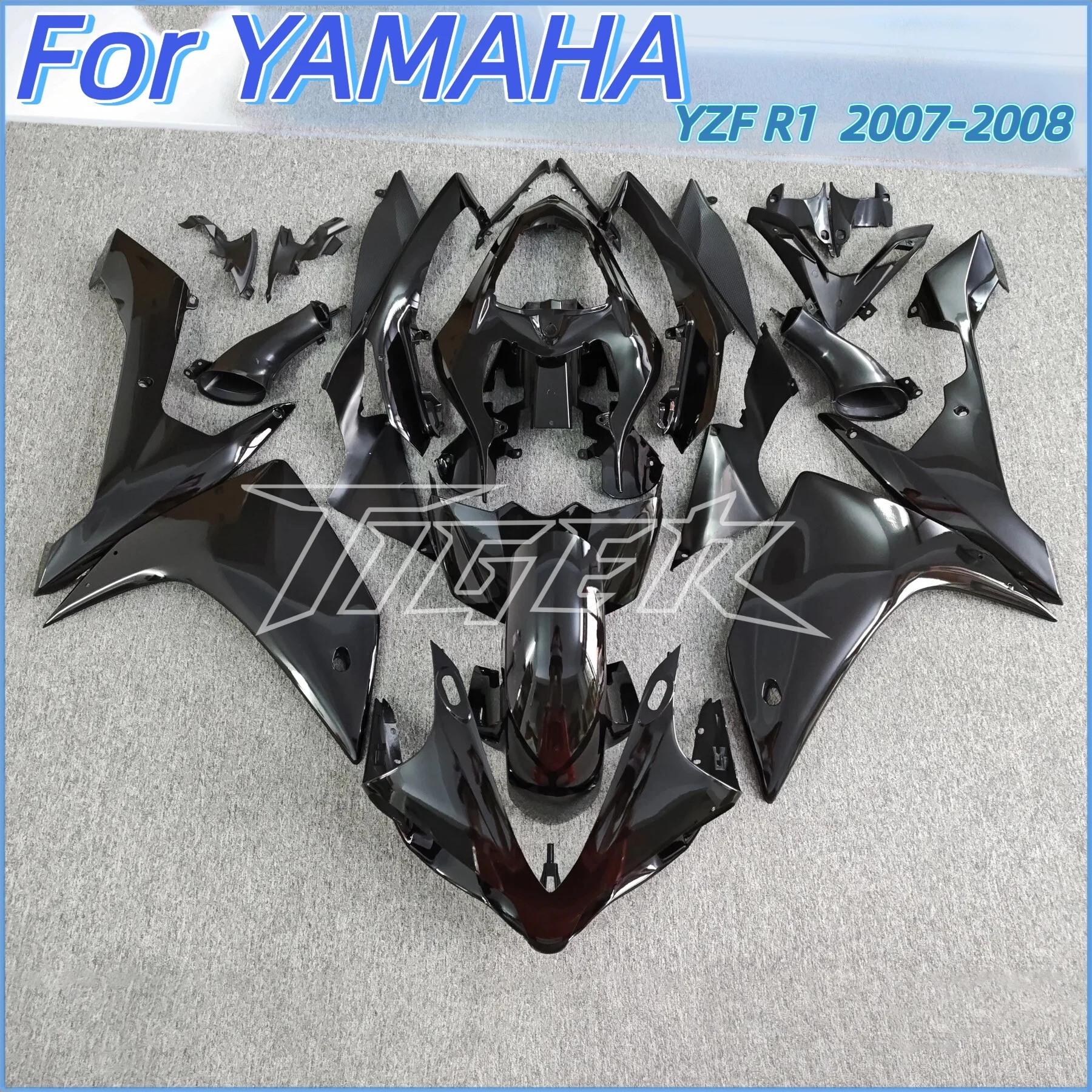 Fairing Kit Fit For YAMAHA YZF R1 07 08 New ABS Plastic Shell Motorcycle YZF1 2008 2007 Bodywork Set Custom Housing Glossy Black
Fairing Kit Fit For YAMAHA YZF R1 07 08 New ABS Plastic Shell Motorcycle YZF1 2008 2007 Bodywork Set Custom Housing Glossy Black
