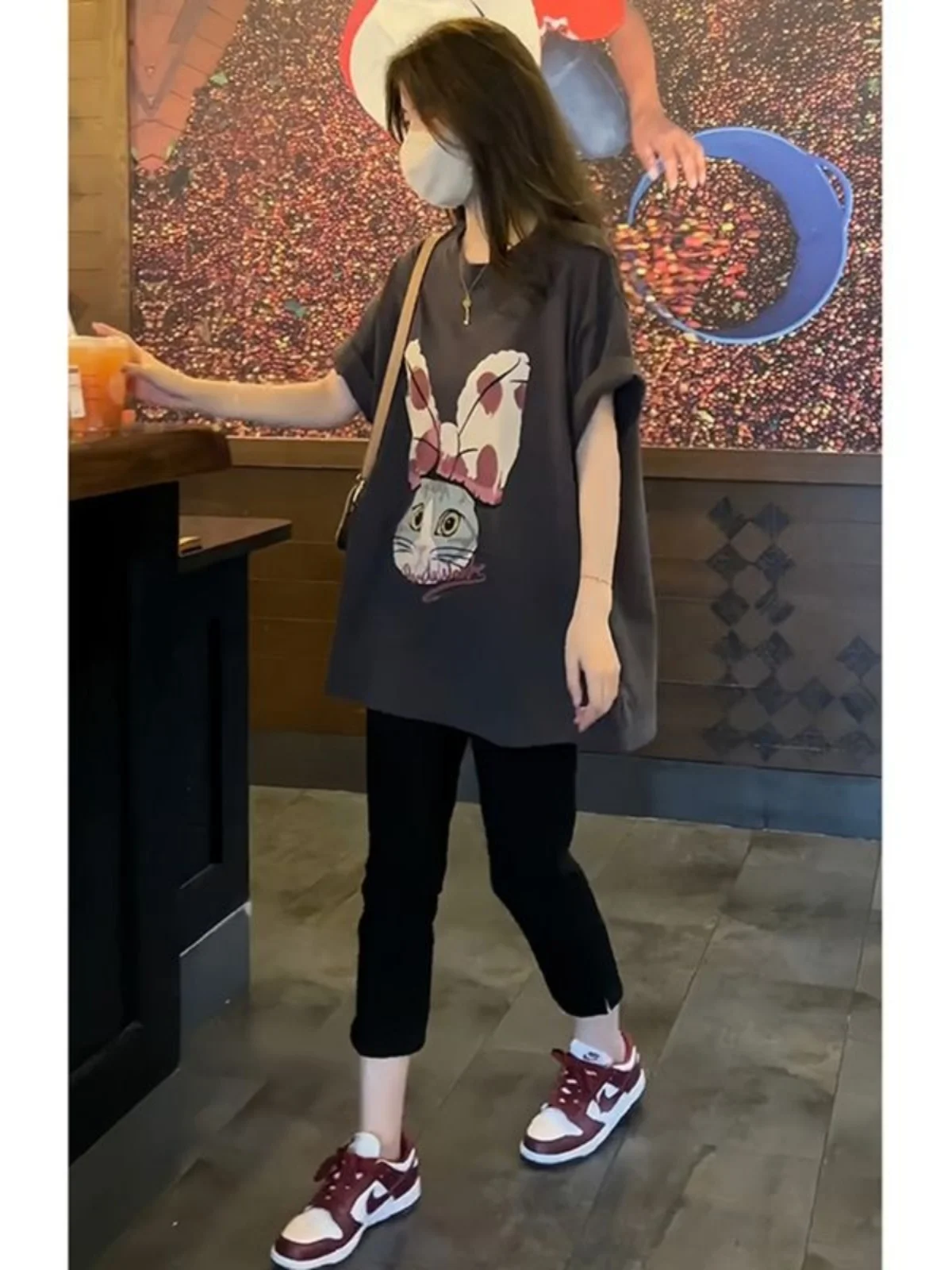 plus Size 300 Pounds Mid-Length Short-Sleeve T-Shirt Women's Summer Thin Loose Belly Covering Top Korean Style And Pear...
plus Size 300 Pounds Mid-Length Short-Sleeve T-Shirt Women's Summer Thin Loose Belly Covering Top Korean Style And Pear...