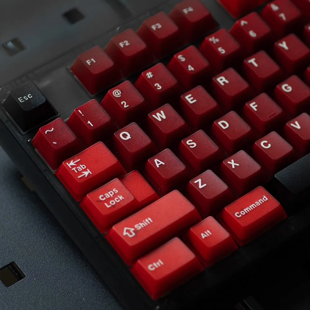 Bordeaux Red Theme Keycap Set 164key PBT+PC Custom Translucent KeyboardCap Cherry Profile KeyCap for Mechanical Keyboard Gift
Bordeaux Red Theme Keycap Set 164key PBT+PC Custom Translucent KeyboardCap Cherry Profile KeyCap for Mechanical Keyboard Gift