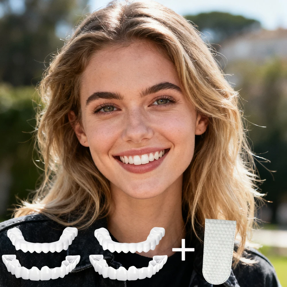New Color Matching Natural Teeth Veneers Reusable Instant Smile Whitening Multi Option Fits Tooth H2931
New Color Matching Natural Teeth Veneers Reusable Instant Smile Whitening Multi Option Fits Tooth H2931