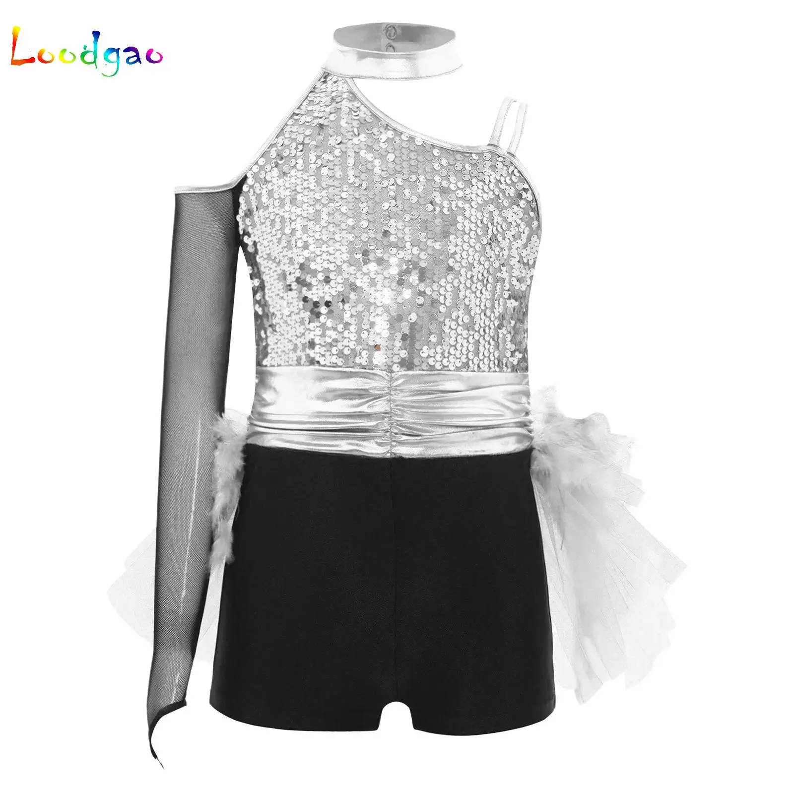 Kids Girls Ballet Dance Sequins Leotard Feather Tulle Skirt Jumpsuit Dresses for Modern Lyrical Contemporary Performance Costume
Kids Girls Ballet Dance Sequins Leotard Feather Tulle Skirt Jumpsuit Dresses for Modern Lyrical Contemporary Performance Costume