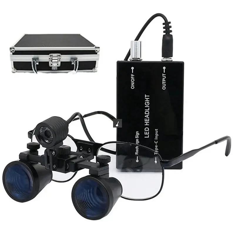 75STO-Lab Magnifier Binocular Loupes With Professional Headlight Metal Box F Operation EU Plug
75STO-Lab Magnifier Binocular Loupes With Professional Headlight Metal Box F Operation EU Plug