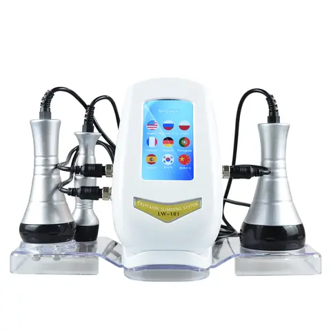 3 In 1 40K Ultrasonic Cavitation Machine Body Slimming Weight Loss Facial Skin Tightening And Lifting