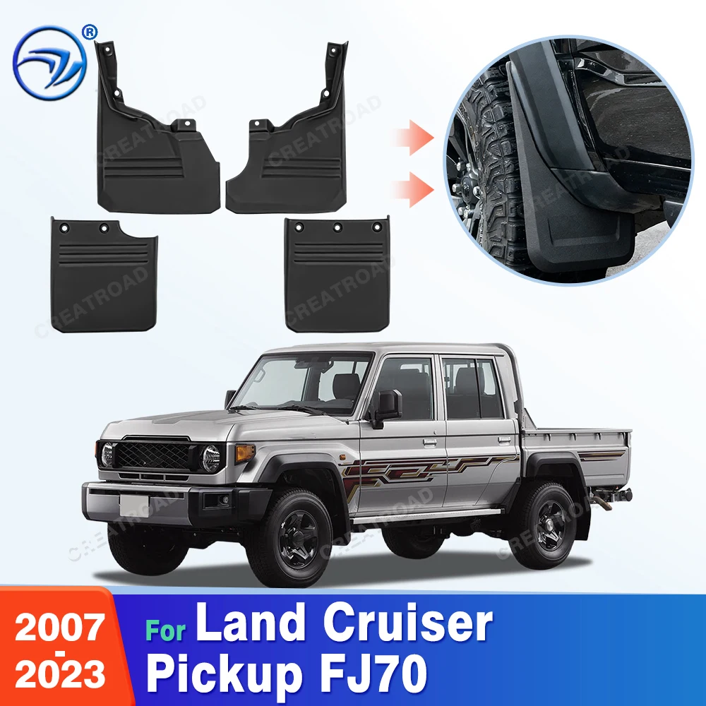 For Land Cruiser Pickup FJ70 2007-2023 2019 2020 2021 2022 Fender Mudflaps Splash Guards Mudguards Mud Flaps Car Accessories
For Land Cruiser Pickup FJ70 2007-2023 2019 2020 2021 2022 Fender Mudflaps Splash Guards Mudguards Mud Flaps Car Accessories