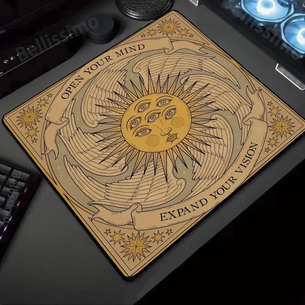 Sun Constellation Mouse Pad Small Office Computer Desk Pad Desktop Keyboard E-sports Game Non-slip Desk Pad Home Decoration
Sun Constellation Mouse Pad Small Office Computer Desk Pad Desktop Keyboard E-sports Game Non-slip Desk Pad Home Decoration
