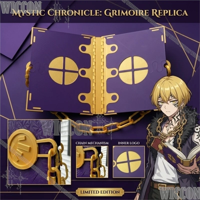 Limbus Company Middle Finger Tissue Book Of Vengeance Prop Purple Gold Chain Bound Knight Novel Cosplay Accessory For Anime Game
Limbus Company Middle Finger Tissue Book Of Vengeance Prop Purple Gold Chain Bound Knight Novel Cosplay Accessory For Anime Game