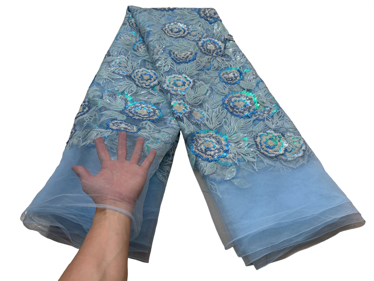 New Multicolor HIgh Quality French Embroider Lace Fabric With Sequins Flower African Fabric Niegrian Embroidered Tulle For Dress
New Multicolor HIgh Quality French Embroider Lace Fabric With Sequins Flower African Fabric Niegrian Embroidered Tulle For Dress