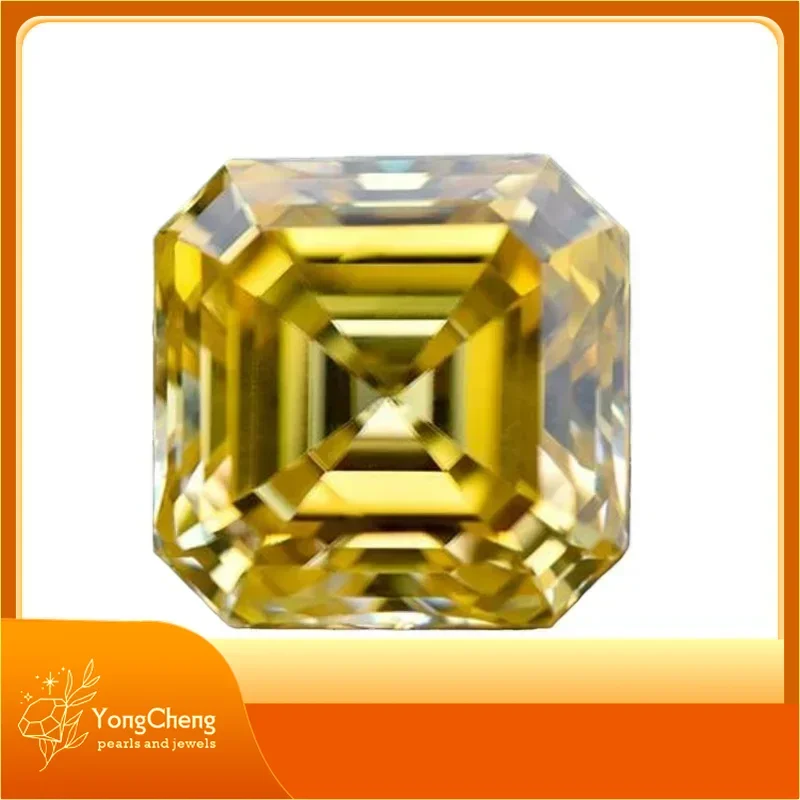 Moissanite Stone Asscher Cut Golden Yellow Color Lab Grown Moissanite Jewel Pass Diamond Tester With GRA Certificate
Moissanite Stone Asscher Cut Golden Yellow Color Lab Grown Moissanite Jewel Pass Diamond Tester With GRA Certificate