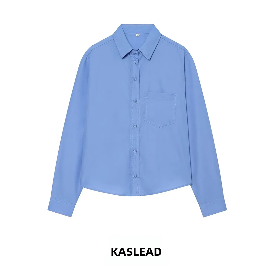 KASLEAD New Women's Fashion Simple Basic Long Sleeve Shirt Breathable Polyester Fiber Loose Fit Spring Seasonal Flip Collar
KASLEAD New Women's Fashion Simple Basic Long Sleeve Shirt Breathable Polyester Fiber Loose Fit Spring Seasonal Flip Collar