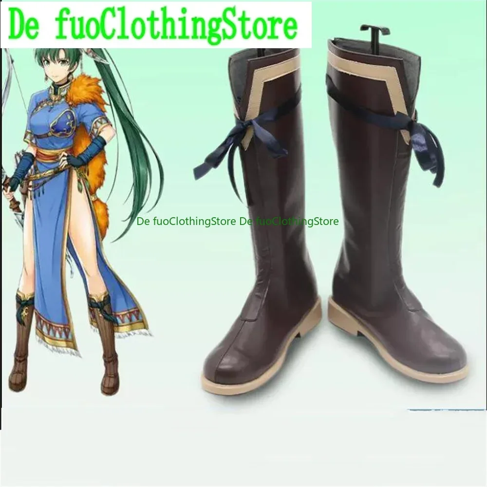 Lyn Lyndis Fire Emblem Blazing Sword Обувь для косплея Сапоги Игра Аниме Вечеринка Хэллоуин Рождество DefuoClothing
Lyn Lyndis Fire Emblem Blazing Sword Обувь для косплея Сапоги Игра Аниме Вечеринка Хэллоуин Рождество DefuoClothing