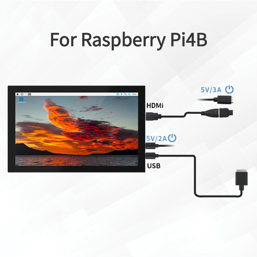 10.1 Inch LCD Touch Screen for Raspberry Pi 3/4 IPS Capacitive Touch Screen 1280x800 Display with Speacker Holder Monitor
10.1 Inch LCD Touch Screen for Raspberry Pi 3/4 IPS Capacitive Touch Screen 1280x800 Display with Speacker Holder Monitor