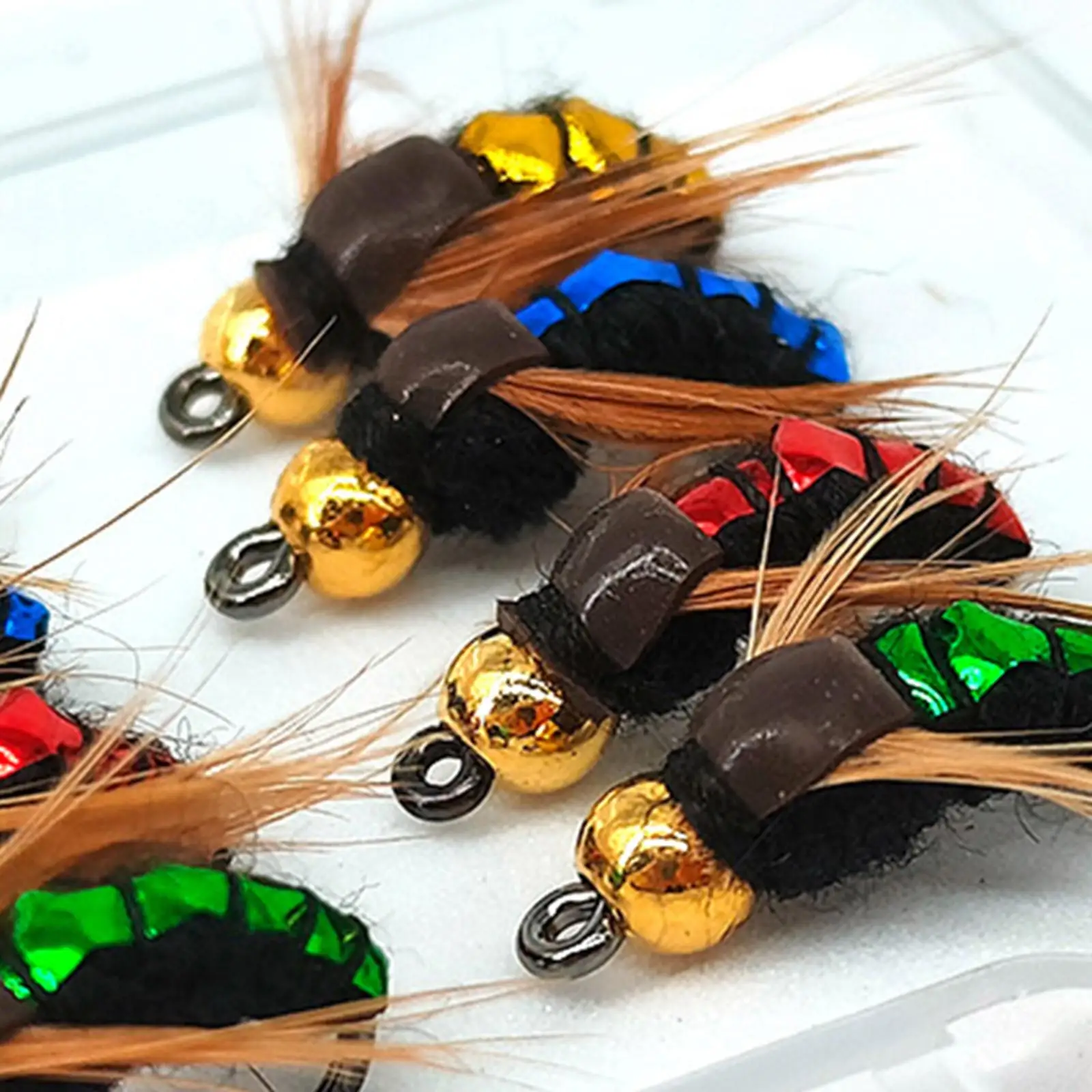 Fishing Fly Hooks Metal Flies Lures Trout Fishing Tackle Tools Kit Fly Fishing Gear for Lake River Reservoir
Fishing Fly Hooks Metal Flies Lures Trout Fishing Tackle Tools Kit Fly Fishing Gear for Lake River Reservoir