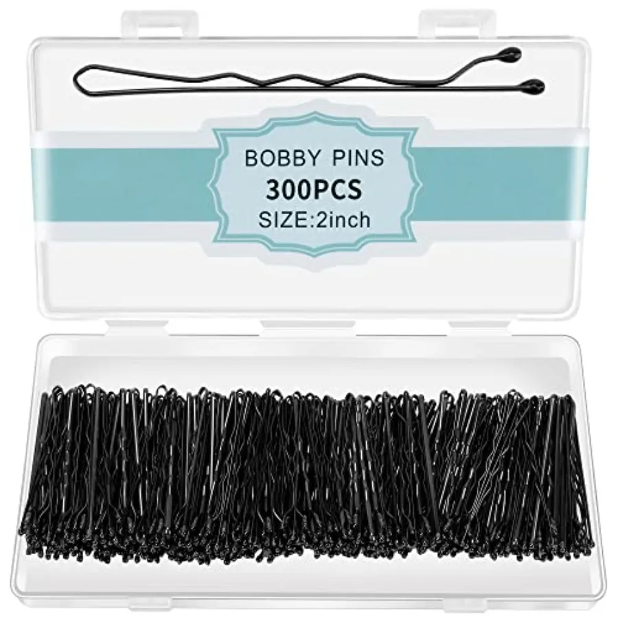 300 Pcs Bobby Pins, Hair Pins for Women Girls and,Invisible Wave Hair clips Bulk with Storage box, Pain-Free Hairpins 2 Inch
300 Pcs Bobby Pins, Hair Pins for Women Girls and,Invisible Wave Hair clips Bulk with Storage box, Pain-Free Hairpins 2 Inch