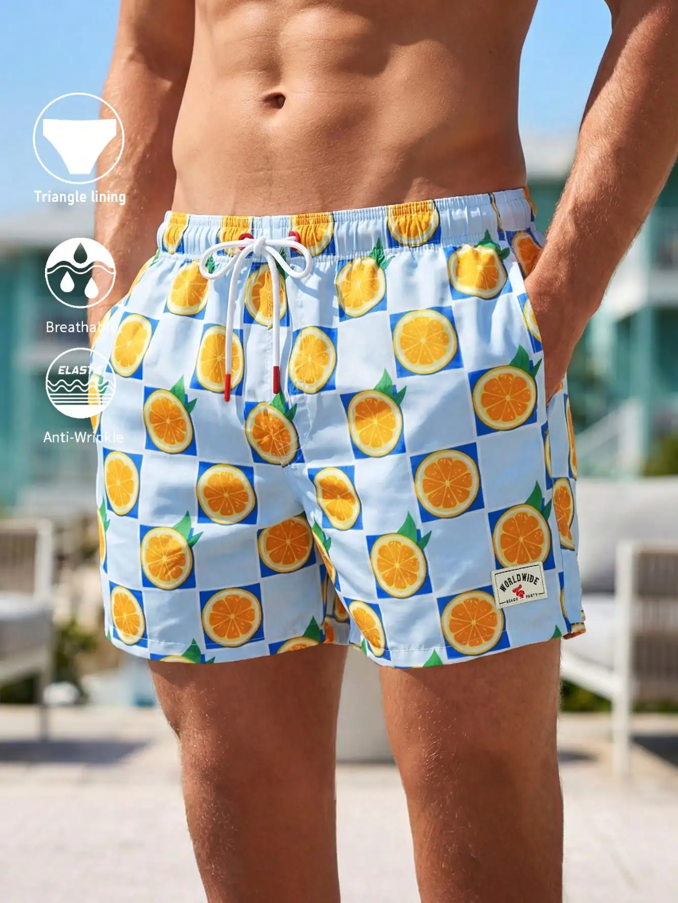 Mens Printed Drawstring Swim Trunks Beach Vacation Board Shorts
Mens Printed Drawstring Swim Trunks Beach Vacation Board Shorts