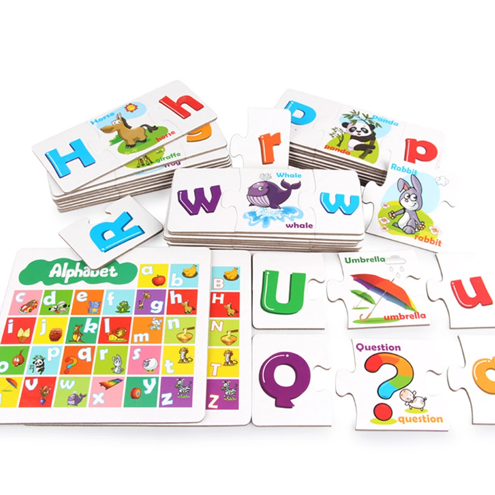 Uppercase Lowercase Alphabet Letters Matching Puzzle Set Educational Concentration Game for Kids Letter Matching Cards
Uppercase Lowercase Alphabet Letters Matching Puzzle Set Educational Concentration Game for Kids Letter Matching Cards