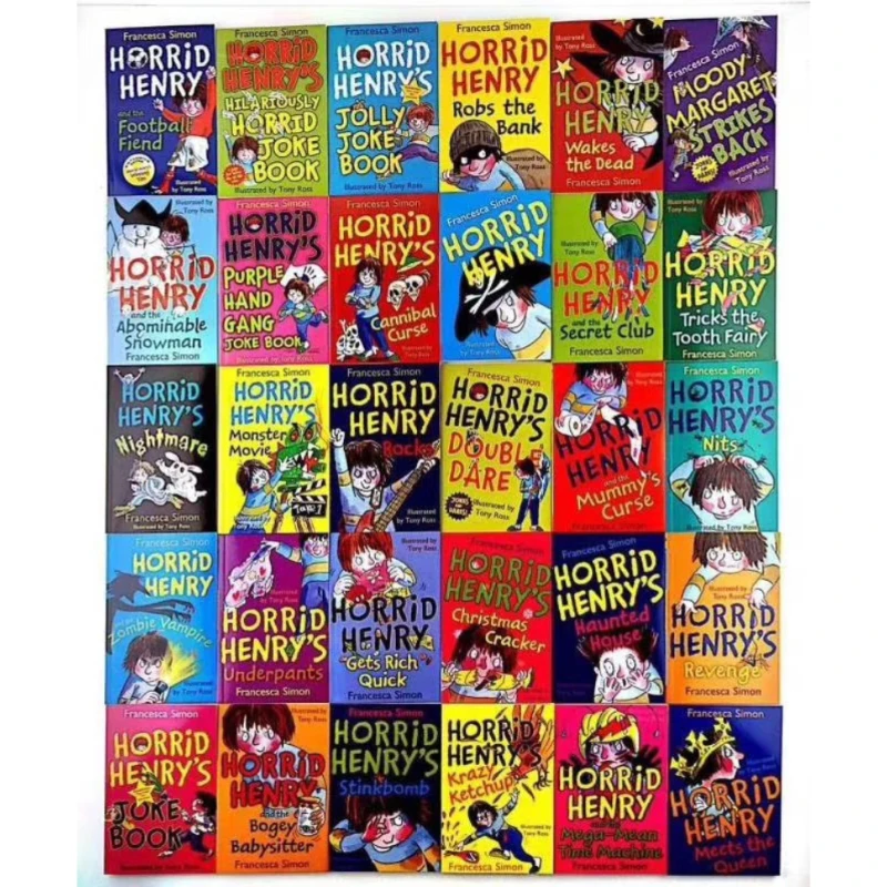 Horrid Henrys Loathsome Libray Chapter Book 30 Volumes English Version Horrid Henrys Loathsome Libray Children's Story Books
Horrid Henrys Loathsome Libray Chapter Book 30 Volumes English Version Horrid Henrys Loathsome Libray Children's Story Books