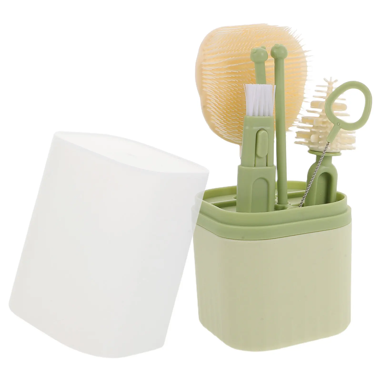 1Set Baby Bottle Brush Travel Cleaner Kit 5-in-1 Silicone Nylon Brush Pacifier Straw Neck Drying Rack Compact Portable Cleaning
1Set Baby Bottle Brush Travel Cleaner Kit 5-in-1 Silicone Nylon Brush Pacifier Straw Neck Drying Rack Compact Portable Cleaning