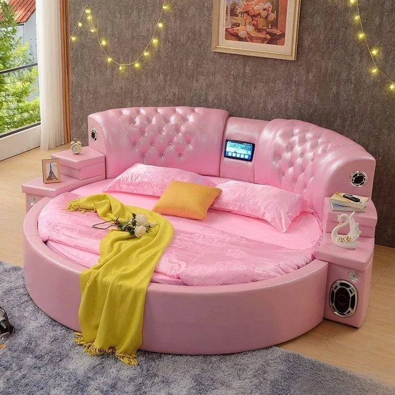 high quality vibrating princs round , multi-functional couple automatic massage double bed
high quality vibrating princs round , multi-functional couple automatic massage double bed