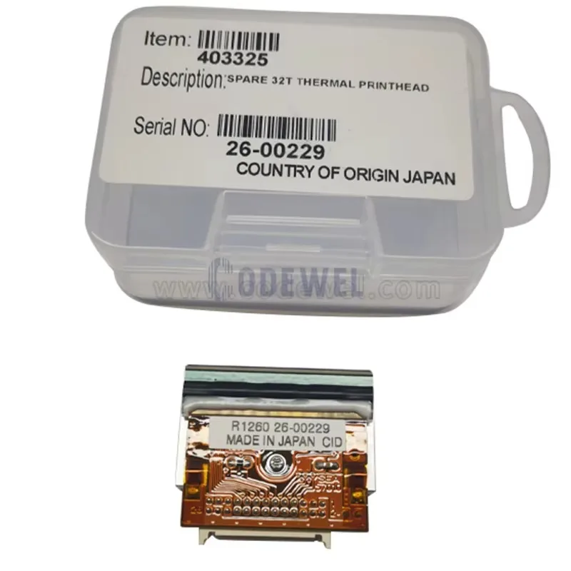 Original KCE-32-12PAJ1-ZPH 403325 Print32mm 300dpi for Videojet VJ6210 VJ6220 VJ6250 VJ6320
Original KCE-32-12PAJ1-ZPH 403325 Print32mm 300dpi for Videojet VJ6210 VJ6220 VJ6250 VJ6320