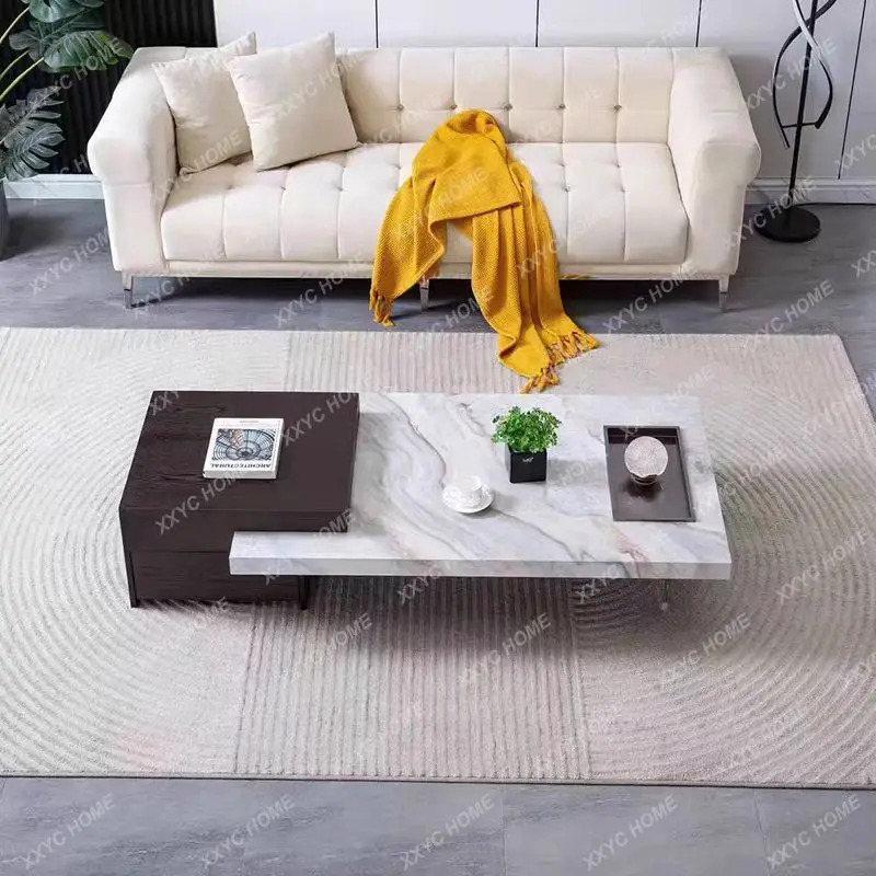 Modern Light Luxury Small Apartment Living Room Extendable Rectangular Storage Rock Board Coffee Table Floating Acrylic
Modern Light Luxury Small Apartment Living Room Extendable Rectangular Storage Rock Board Coffee Table Floating Acrylic