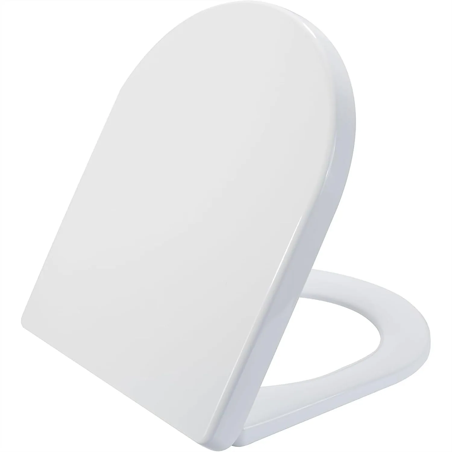 Soft Close Quick Release Toilet Seat Elongated D/U Shape, Heavy Duty Adjustable Stainless Hinges, Easy Cleaning Top Fixing White
Soft Close Quick Release Toilet Seat Elongated D/U Shape, Heavy Duty Adjustable Stainless Hinges, Easy Cleaning Top Fixing White