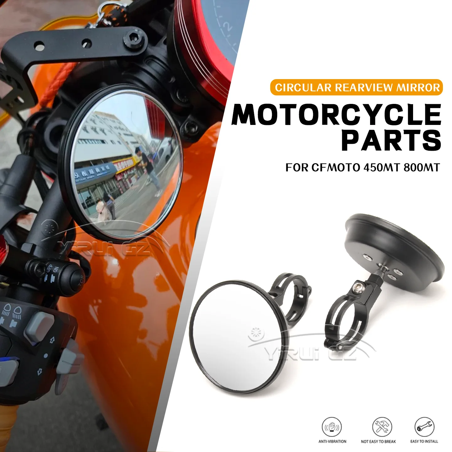 Аксессуары для мотоциклов World Raid, круглое зеркало заднего вида, регулируемое на 360° ° Широкоугольные зеркала для CFMOTO 450MT 2024 800MT 800 м
Аксессуары для мотоциклов World Raid, круглое зеркало заднего вида, регулируемое на 360° ° Широкоугольные зеркала для CFMOTO 450MT 2024 800MT 800 м