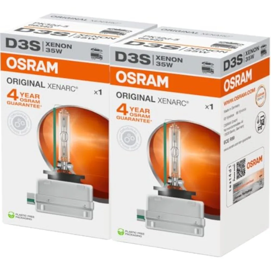 66340HBI Xenarc 35W D3S PK32D-5 4600K HID Xenon Light Bulb 2 Pack
66340HBI Xenarc 35W D3S PK32D-5 4600K HID Xenon Light Bulb 2 Pack