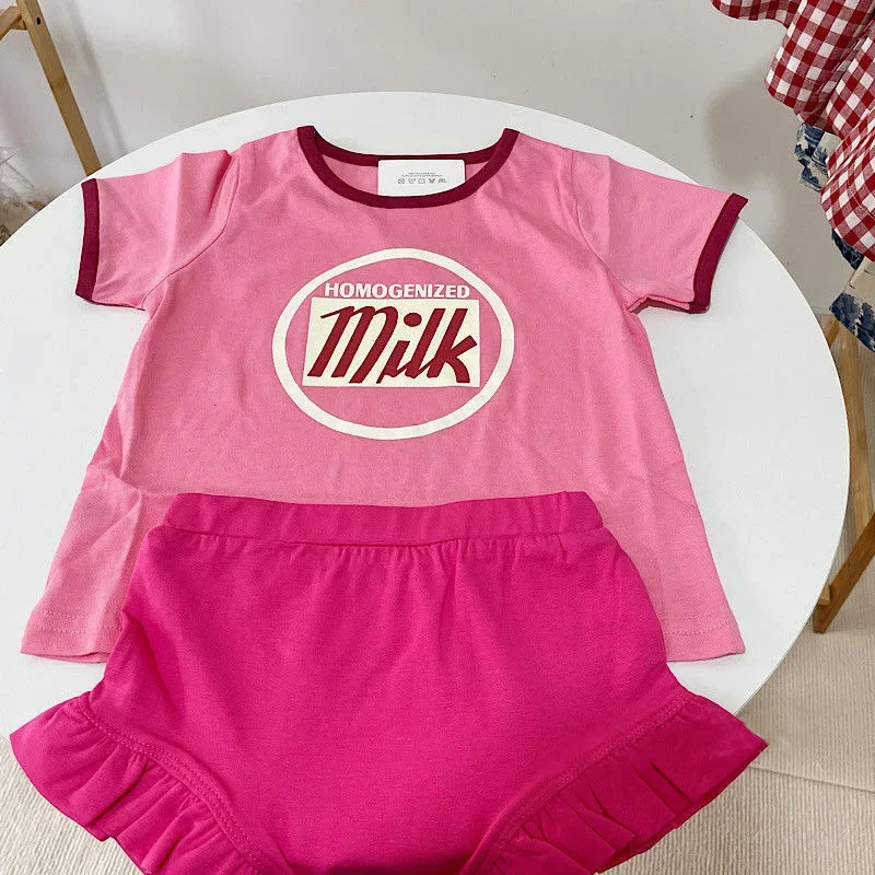 Summer Children Clothing Set Girls School Uniform Two Piece Child Set Birthday Outfits Kids Clothing Suits For Baby Kids Women
Summer Children Clothing Set Girls School Uniform Two Piece Child Set Birthday Outfits Kids Clothing Suits For Baby Kids Women
