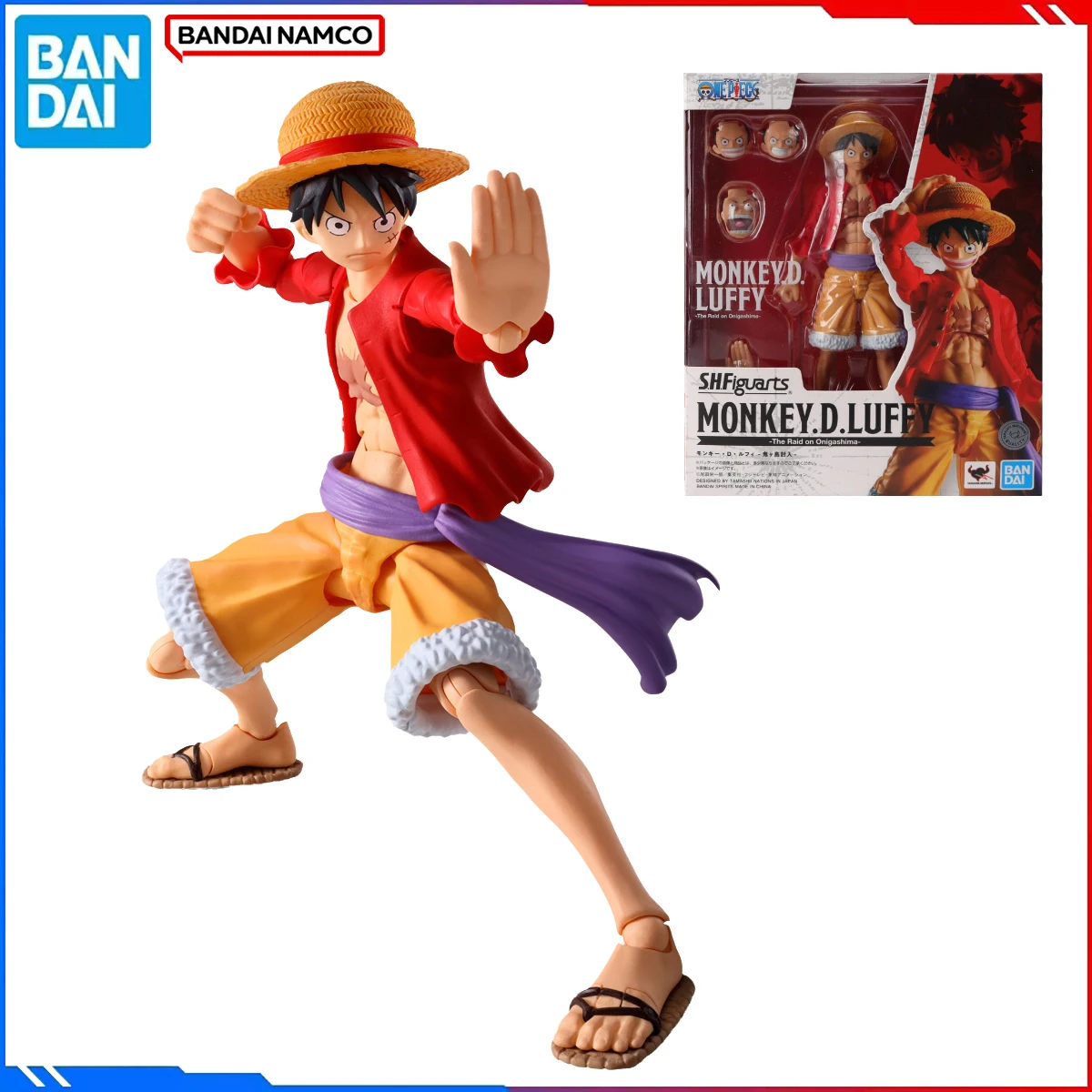 Genuine Bandai Original ONE PIECE Figure Model Kit SHF Anime Figures Monkey D Luffy The Raid on Onigashima Action Model Toy Gift
Genuine Bandai Original ONE PIECE Figure Model Kit SHF Anime Figures Monkey D Luffy The Raid on Onigashima Action Model Toy Gift