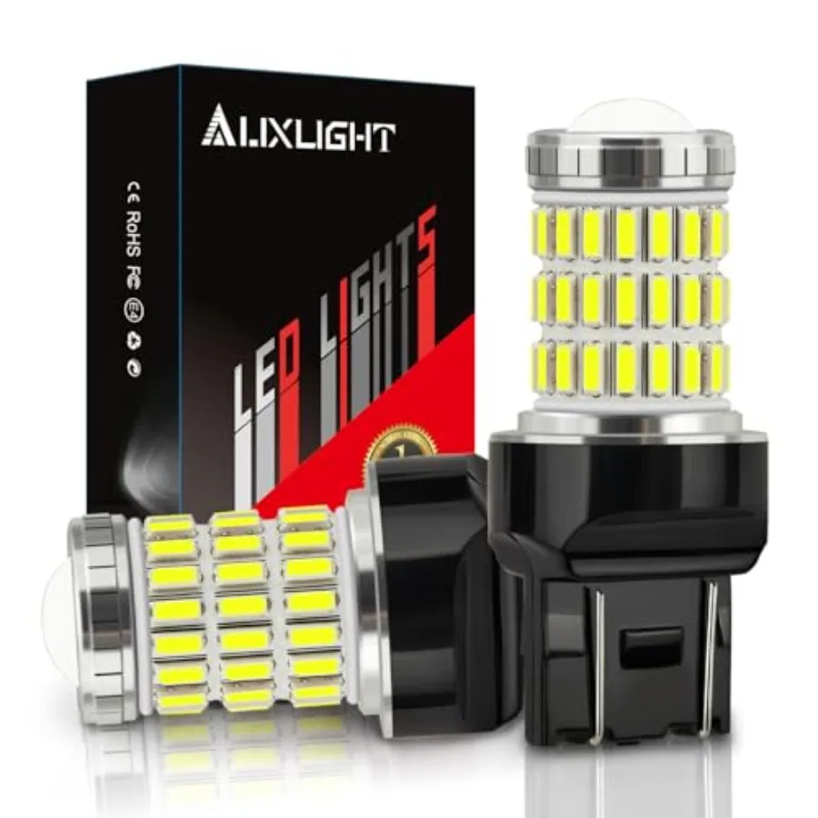 7440 7441 7443 7444 T20 992 W21W LED Bulbs, Ultra Bright 60-SMD LED Replacement for Back Up/Reverse Lights, Brake/Tail Lights,
7440 7441 7443 7444 T20 992 W21W LED Bulbs, Ultra Bright 60-SMD LED Replacement for Back Up/Reverse Lights, Brake/Tail Lights,