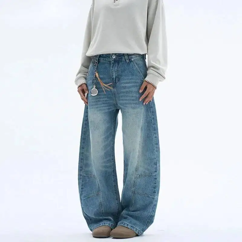 American Vintage Washed Deconstructed Men's Jeans Classic Versatile Wide Leg Pants 2026 Spring News Denim Trousers 9XA4AB
American Vintage Washed Deconstructed Men's Jeans Classic Versatile Wide Leg Pants 2026 Spring News Denim Trousers 9XA4AB