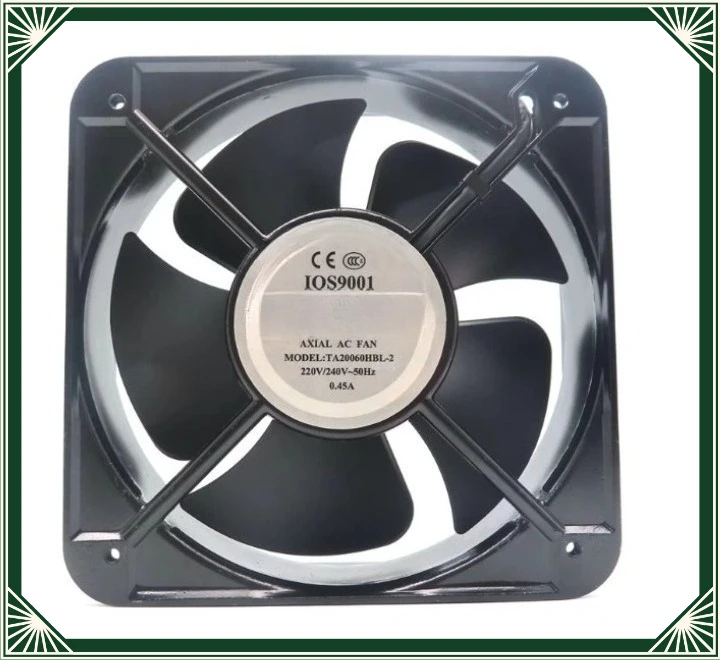 20020060 Ball Bearing Cooling Fan For CNDF TA20060HBL-2 Industrial Cabinet Chassis Heat Dissipation Axial Fan
20020060 Ball Bearing Cooling Fan For CNDF TA20060HBL-2 Industrial Cabinet Chassis Heat Dissipation Axial Fan