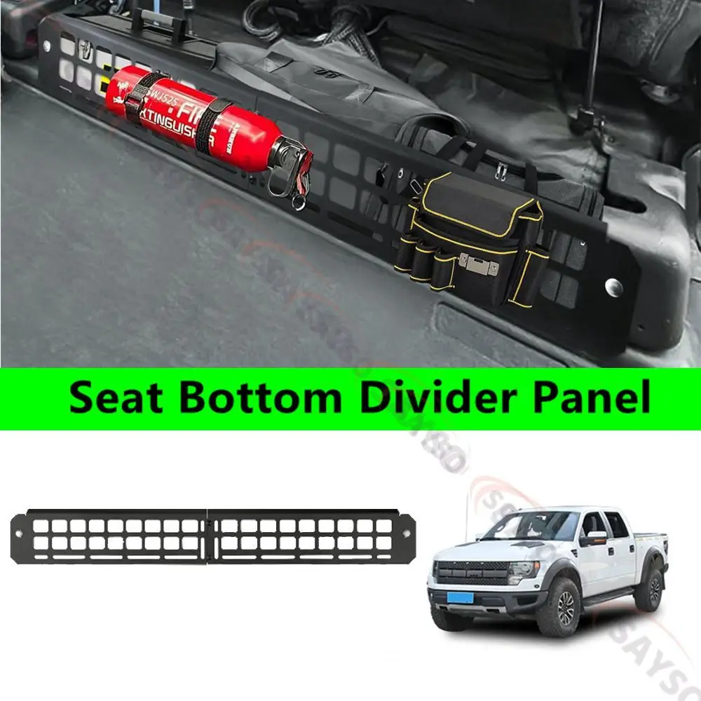 Car Rear UnderSeat Storage Space Dividers Organizer Accessories for Ford F150 2015+/Raptor 2015+/Super Duty 2017+
Car Rear UnderSeat Storage Space Dividers Organizer Accessories for Ford F150 2015+/Raptor 2015+/Super Duty 2017+
