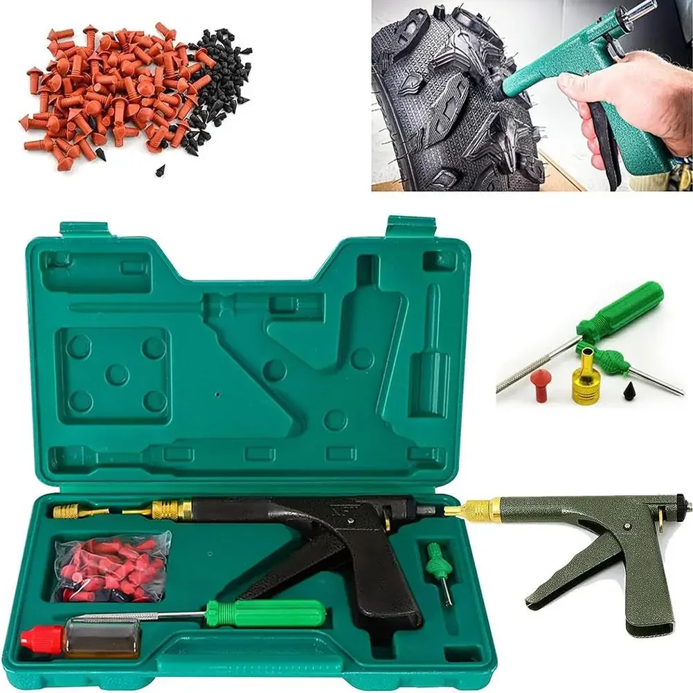 Car Rapid Plug Tire Repair Kit Tubeless Tire Puncture Professional Repair Tools Rubber Mushroom Repair Nail Air Leakage Blockag
Car Rapid Plug Tire Repair Kit Tubeless Tire Puncture Professional Repair Tools Rubber Mushroom Repair Nail Air Leakage Blockag