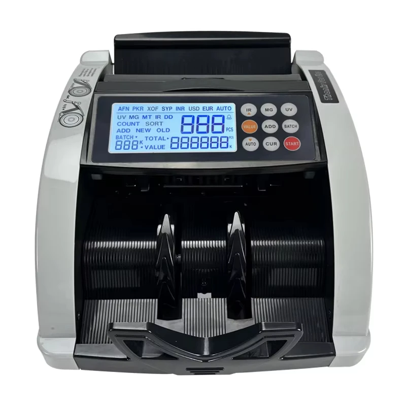 LED Money Counter Cheap Bill Counter Machine UV/MG Money Value Bill Counter Counting Machine Black White Color with LCD Display
LED Money Counter Cheap Bill Counter Machine UV/MG Money Value Bill Counter Counting Machine Black White Color with LCD Display