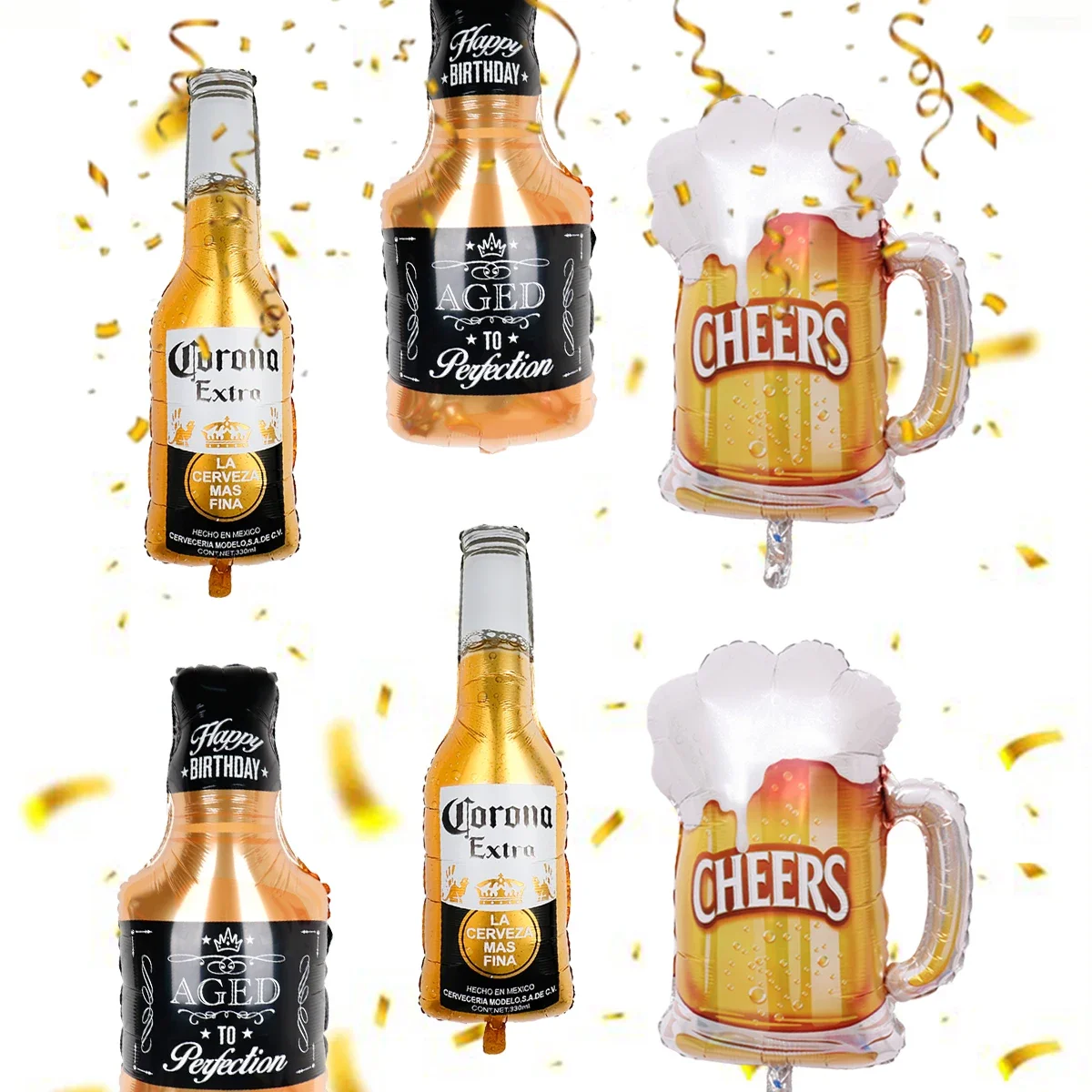 Beer party decoration, wine bottle decoration aluminum film balloon
Beer party decoration, wine bottle decoration aluminum film balloon