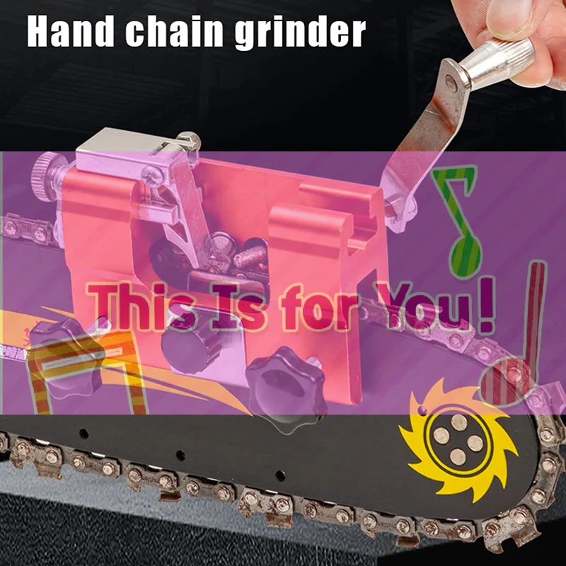 Portable Hand Chain Grinder Chain Clamp Sharpening Tool Quick Grinding for Chainsaw Chains Ideal Handheld Maintenance Equipment
Portable Hand Chain Grinder Chain Clamp Sharpening Tool Quick Grinding for Chainsaw Chains Ideal Handheld Maintenance Equipment