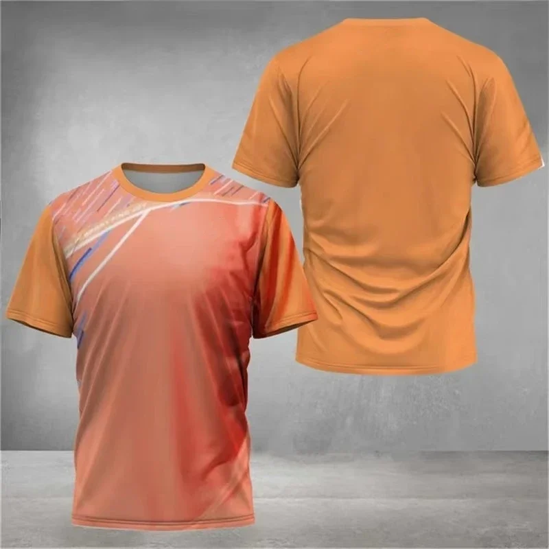 Простые модные быстросохнущие спортивные футболки для мужчин, летние повседневные футболки с короткими рукавами и 3D принтом для бега в тренажерном зале, свободные дышащие футболки
Простые модные быстросохнущие спортивные футболки для мужчин, летние повседневные футболки с короткими рукавами и 3D принтом для бега в тренажерном зале, свободные дышащие футболки