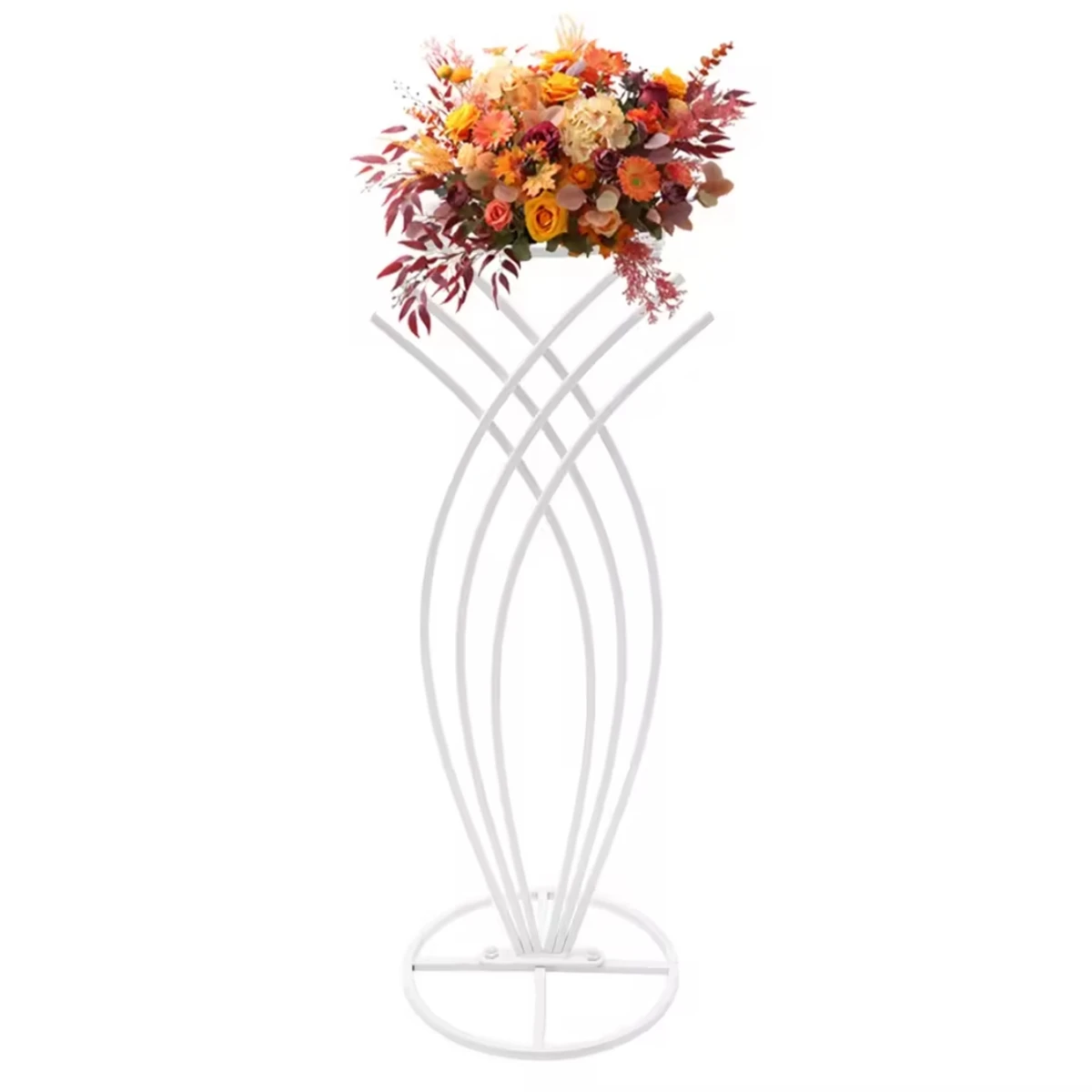 10pcs)White metal Wedding Flower Stand Centerpiece Iron backdrop & Sign for Wedding Decoration 1367
10pcs)White metal Wedding Flower Stand Centerpiece Iron backdrop & Sign for Wedding Decoration 1367