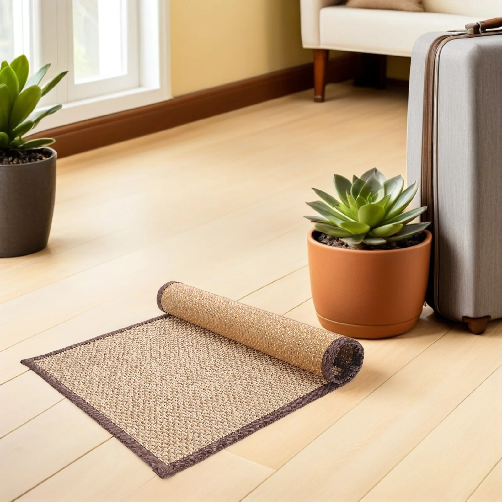 60x40cm Bamboo Woven Mat Floor Pad for Bedroom Sitting Meditation Tatami Cushion Summer Cool Office Use
60x40cm Bamboo Woven Mat Floor Pad for Bedroom Sitting Meditation Tatami Cushion Summer Cool Office Use