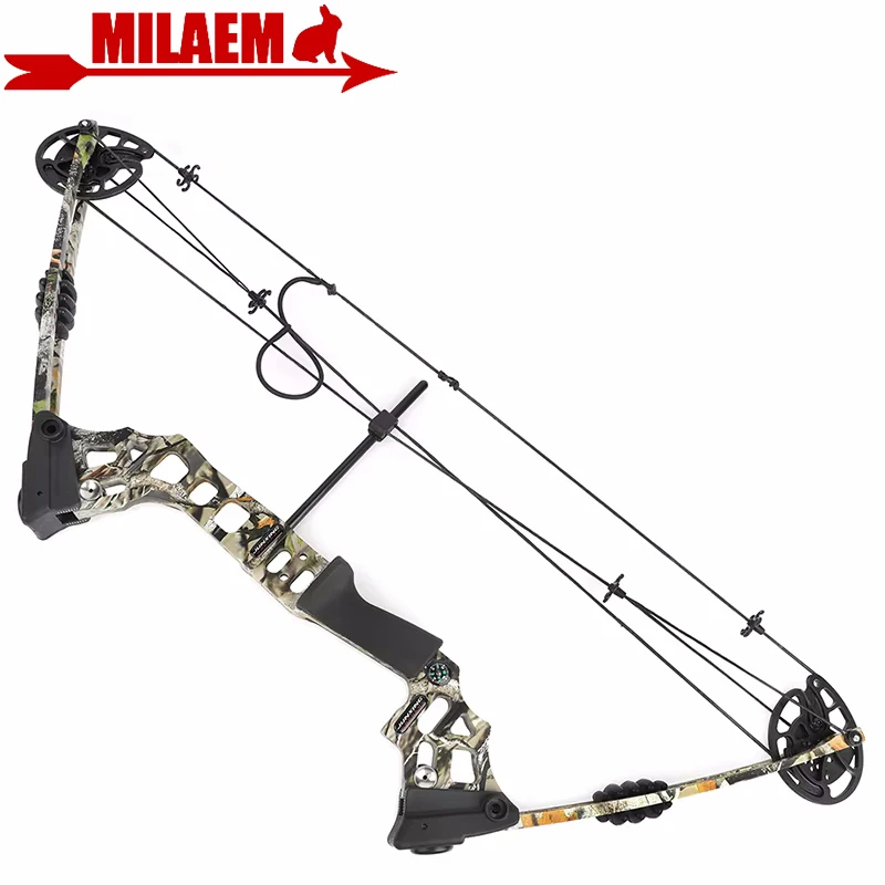 Compound Bow 20-70lbs Adjustable Archery IBO 320FPS Alloy Bow Riser Black Camo High Strength Target Shooting Hunting Bow
Compound Bow 20-70lbs Adjustable Archery IBO 320FPS Alloy Bow Riser Black Camo High Strength Target Shooting Hunting Bow