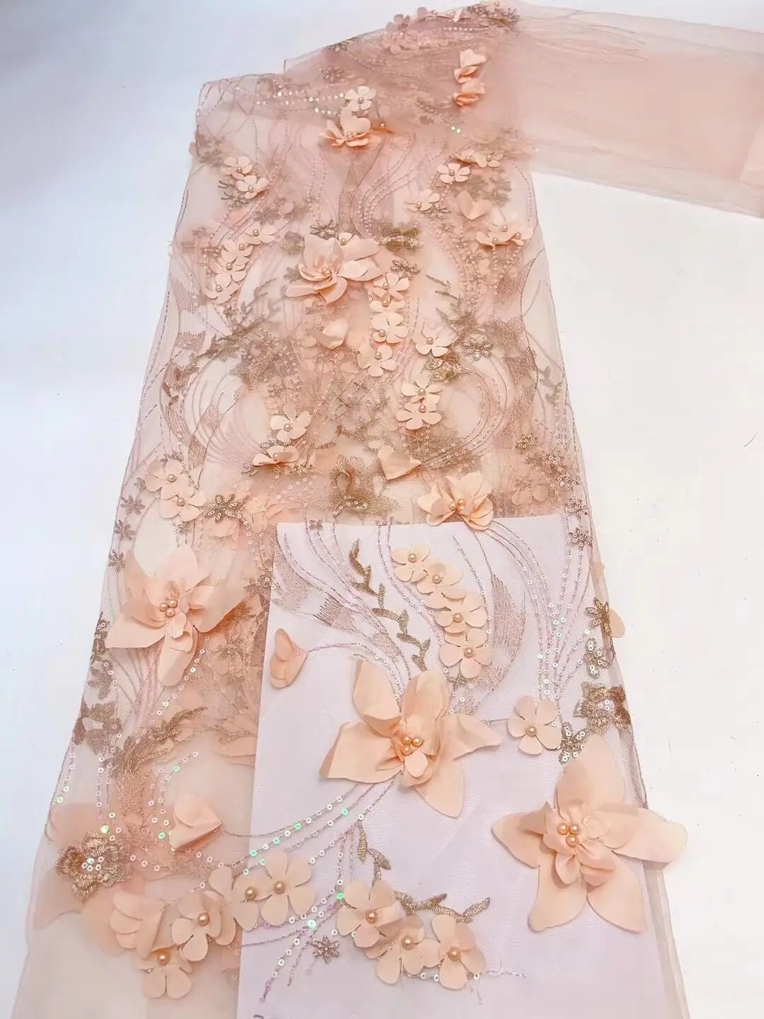 High Quality Luxury French Tulle L-1302787 beads Lace Fabric African Sequins Lace Fabric For Nigeria Wedding Dress Party
High Quality Luxury French Tulle L-1302787 beads Lace Fabric African Sequins Lace Fabric For Nigeria Wedding Dress Party