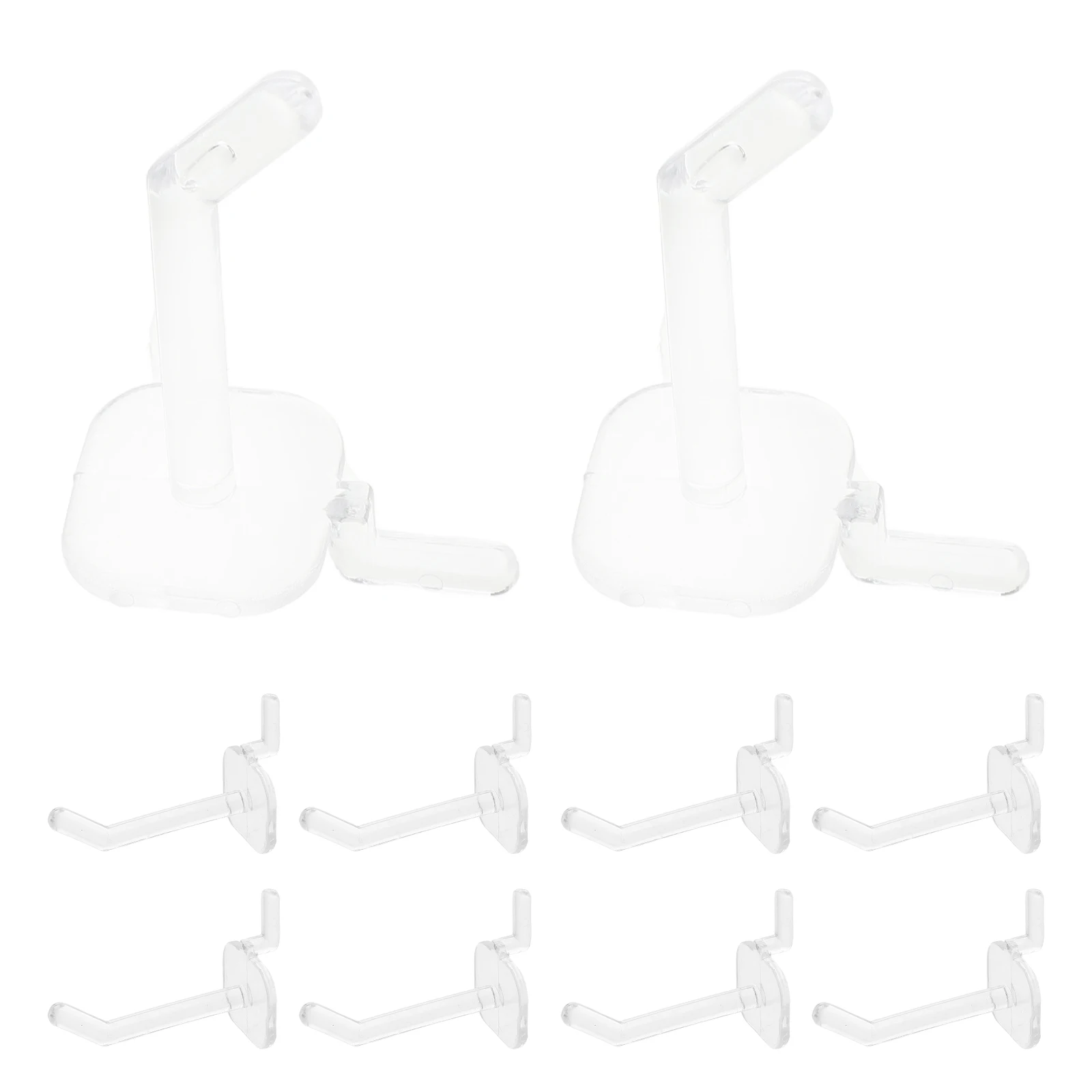 50pcs Apple Hooks Pegboard Display Clear Plastic Tool Hangers Wall Organizer Garage Storage Accessories Efficient Installation
50pcs Apple Hooks Pegboard Display Clear Plastic Tool Hangers Wall Organizer Garage Storage Accessories Efficient Installation