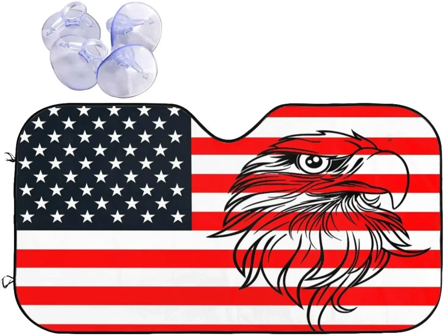 American Flag Eagle Pattern Sun Sha Front Window Sunsha For Most Sedans SUV Blocks Max Uv Rays And Keep Your Vehicle Cool
American Flag Eagle Pattern Sun Sha Front Window Sunsha For Most Sedans SUV Blocks Max Uv Rays And Keep Your Vehicle Cool