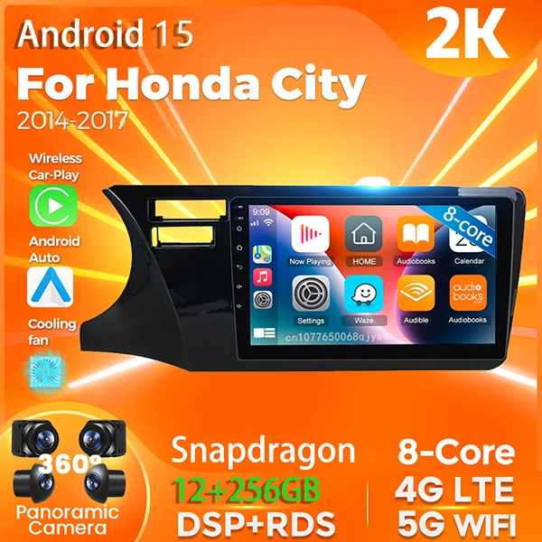 Android 15 Qualcomm для Honda City 2014-2017 Carplay Авто Автомобильный радиоплеер Мультимедийная стереонавигация 4G + WIFI Головное устройство 2Din
Android 15 Qualcomm для Honda City 2014-2017 Carplay Авто Автомобильный радиоплеер Мультимедийная стереонавигация 4G + WIFI Головное устройство 2Din