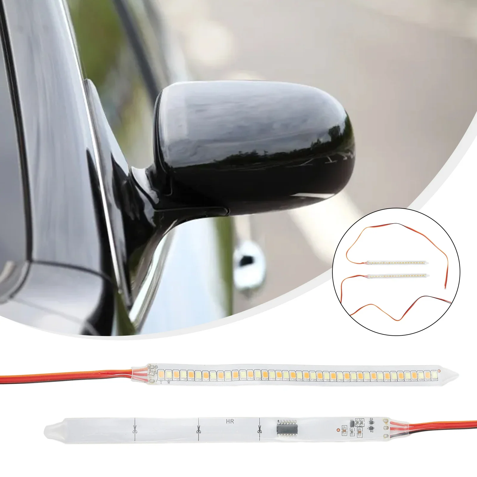 1pc 14/18cm Car Rearview Mirror Indicator Lamp DRL Streamer Light Strip Tape LED Flowing Turn Signal Lamp Amber LED Car Light
1pc 14/18cm Car Rearview Mirror Indicator Lamp DRL Streamer Light Strip Tape LED Flowing Turn Signal Lamp Amber LED Car Light