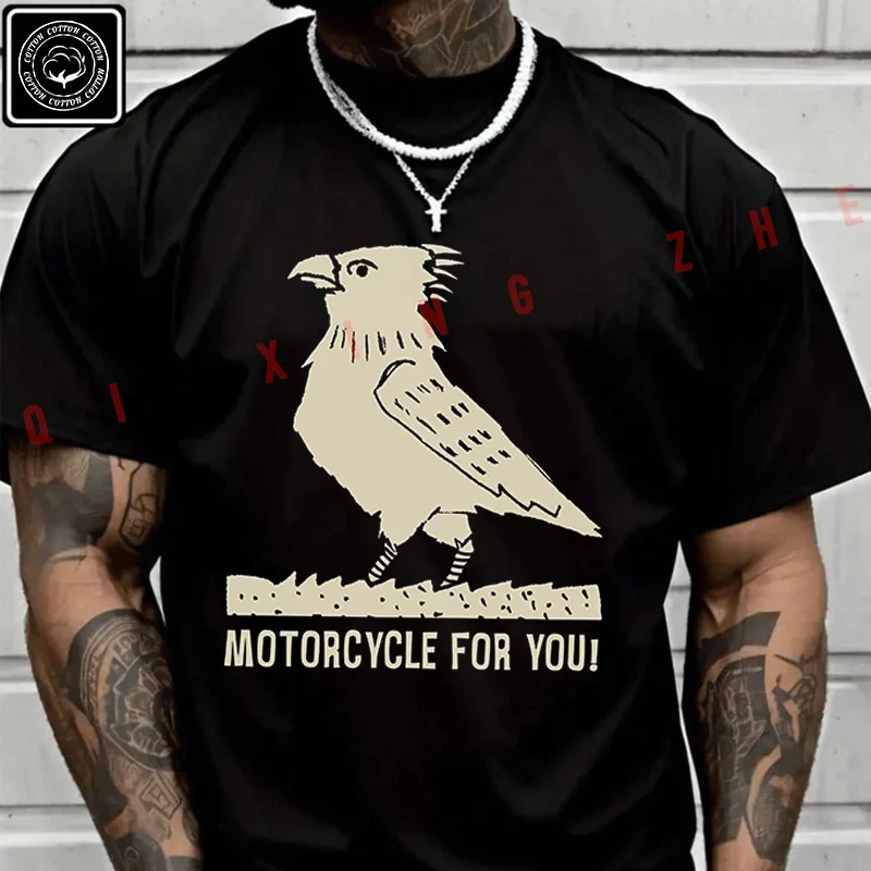 Motorcycle Owl Bird Biker T-Shirt Cotton Fans Men New Fashion Summer Short Sleeve Printing O-Neck T Shirt
Motorcycle Owl Bird Biker T-Shirt Cotton Fans Men New Fashion Summer Short Sleeve Printing O-Neck T Shirt