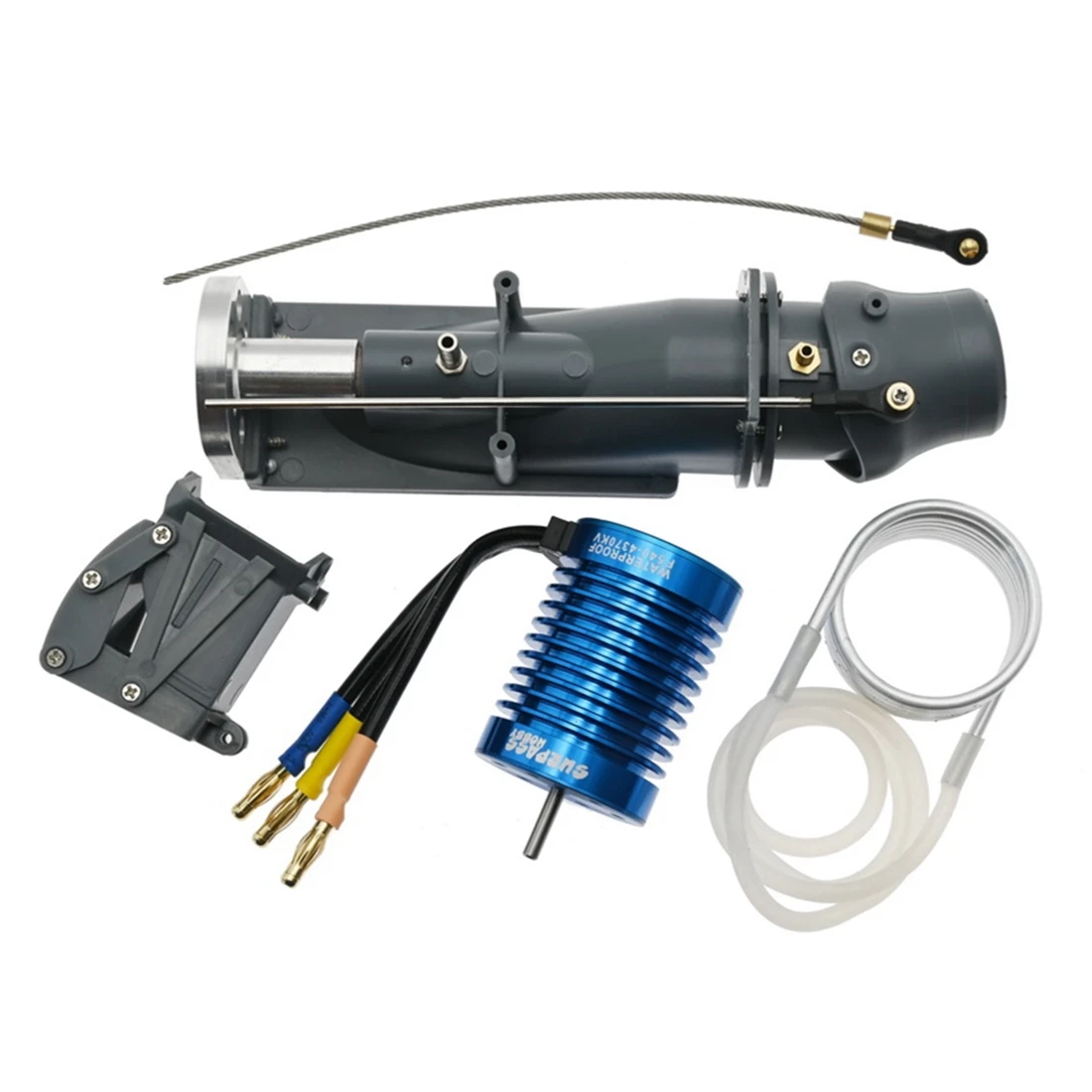 Hot sale Water Jet Thruster Power Sprayer Pump Water Jet Pump with 3650 Brushless Motor + Water Cooling Jacket for RC Jet Boat
Hot sale Water Jet Thruster Power Sprayer Pump Water Jet Pump with 3650 Brushless Motor + Water Cooling Jacket for RC Jet Boat